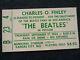 The Beatles Original 1964 Concert Ticket Stub $8.50 Seat! Kansas City Ex++