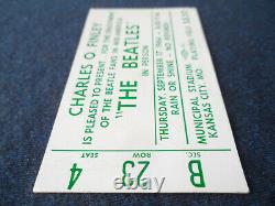 THE BEATLES Original 1964 CONCERT TICKET STUB $8.50 SEAT! Kansas City EX++