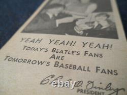 THE BEATLES Original 1964 CONCERT TICKET STUB $8.50 SEAT! Kansas City EX++