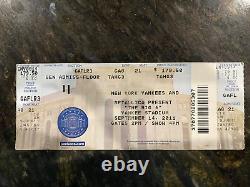 THE BIG FOUR THRASH METAL CONCERT TICKET STUB Yankee Stadium 9/14/11 Metallica