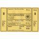 The Carpenters Concert Ticket Stub Frankfurt Germany 2/10/74 Kongresshalle Rare