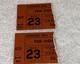 The Doors 1971 Concert Ticket Stubs Carnegie Hall Ray Manzarek Robby Krieger Usa
