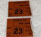 The Doors 1971 Concert Ticket Stubs Carnegie Hall Ray Manzarek Robby Krieger Usa