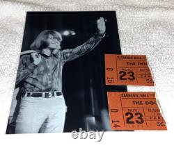 THE DOORS 1971 CONCERT TICKET STUBS CARNEGIE HALL Ray Manzarek Robby Krieger USA