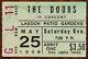 The Doors (band)-jim Morrison-1968 Concert Ticket Stub (farmington-lagoon)