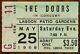 The Doors-jim Morrison-1968 Concert Ticket Stub-farmington Lagoon Patio Gardens