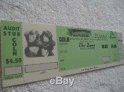 THE DOORS Original 1968 CONCERT TICKET BLANK L. A. Forum EX+