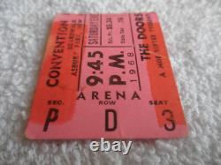 THE DOORS Original 1968 CONCERT TICKET STUB Asbury Park