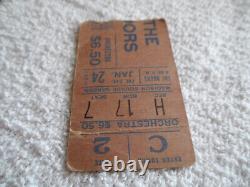 THE DOORS Original 1969 CONCERT TICKET STUB Madison Square Garden