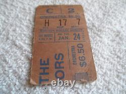 THE DOORS Original 1969 CONCERT TICKET STUB Madison Square Garden