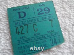 THE DOORS Original 1969 CONCERT TICKET STUB Madison Square Garden EX