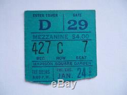 THE DOORS Original 1969 CONCERT TICKET STUB Madison Square Garden EX