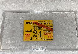 THE ROLLING STONES 1972 CONCERT TOUR TICKET STUB JUNE 24 FORT WORTH Mick Jagger