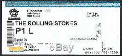 THE ROLLING STONES BELGRADE concert A BIGGER BANG Euro Tour 2007 Ticket Stub
