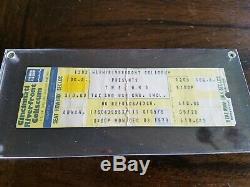THE WHO 12/3/1979 Tragedy Concert Ticket Stub Cincinnati Dec 3 1979 RARE
