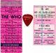 The Who Concert Ticket Stubs & Guitar Pick 1980 1982 Toronto Pete Townshend Rare