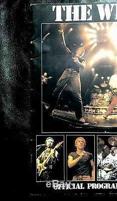 The Who Offical 1980 Concert Tour Program Plus Ticket Stub