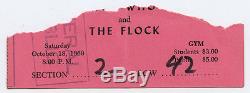 THE WHO Original 1969 S. U. N. Y. Stonybrook Concert Ticket Stub