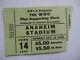 The Who Original 1970 Concert Ticket Stub Anaheim Stadium Keith Moon