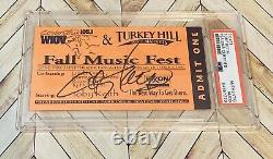 TOBY KEITH Autographed Signed VINTAGE 1999 Concert Ticket Stub PSA/DNA Slab