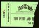 Tom Petty Concert Ticket Stub 11-19-1977 Bottom Line New York Ny 11/19/77 Rare
