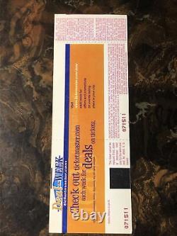 TOOL Concert Ticket UNUSED CANCELLED SHOW SEP 12 2001 -RARE- SEPT 11th