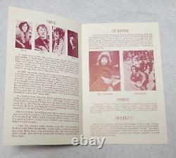 TRAFFIC 1970 Concert Program Fillmore East Cat Stevens withTICKET STUB