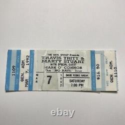 TRAVIS TRITT Marty Stuart Davie Rodeo Arena Concert Ticket Stub Vintage 1992