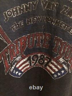 TRUE VTG 1987 Lynard Skynard Concert Tribute Tour with Ticket Stub Sz Medium