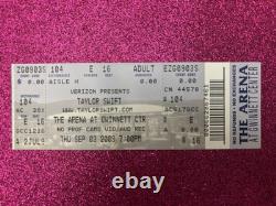 Taylor Swift Concert Ticket Stub