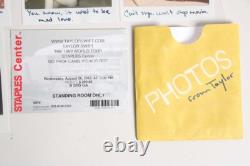 Taylor Swift Concert Ticket Stub & Polaroid Photo Lot (10) 1989 World Tour 20