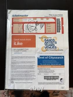 Taylor Swift Signed 2009 Fearless Tour Concert Ticket Stub Auto with COA JSA