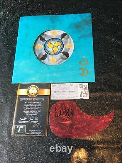 Tears For Fears Concert Program + Ticket Stub Curt Smith Signed Guitar Tap Board