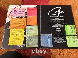 Ten Heavy Metal Bands concert ticket stubs inc Judas Priest, Saxon Motorhead