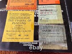 Ten Heavy Metal Bands concert ticket stubs inc Judas Priest, Saxon Motorhead