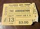 The Association Rare Concert Ticket Stub Villanova, Pa 10/13/1968