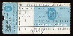 The Band Electric Flag 8-30-1974 Concert Ticket Stub Nassau Coliseum Front Row