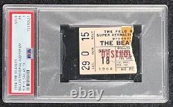 The Beatles 1964 Dallas Memorial Auditorium Concert Ticket Stub 9/18/64 Psa 1