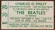 The Beatles-1964 Rare Original Concert Ticket Stub (kansas City-playing Field)
