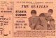 The Beatles 1965 Atlanta Stadium Concert Original Ticket Stub / Nmt 2 Mint
