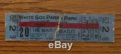 The Beatles 1965 Chicago concert Ticket Stubs, button & bonus ads WOW