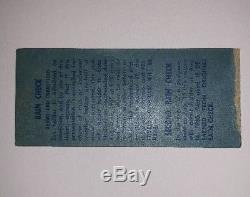 The Beatles 1965 Shea Stadium Concert Ticket Stub Blue Mezzanine 8/15/1965