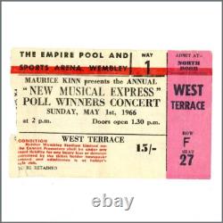 The Beatles 1966 NME Poll Winners Concert Ticket Stub (UK)