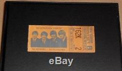 The Beatles 1966 Origial Concert Ticket Stub Shea Stadium Field Level Box Rare