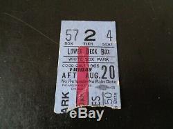 The Beatles Concert Ticket Stub August 20th 1965 White Sox Park Chicago