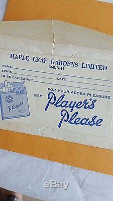 The Beatles Concert Ticket Stub Maple Leaf Gardens With Original Envelope 1966