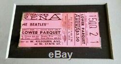 The Beatles Concert Ticket Stub Milwaukee Arena September 4, 1964 + MORE