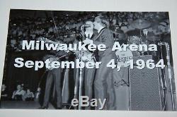 The Beatles Concert Ticket Stub Milwaukee Arena September 4, 1964 + MORE