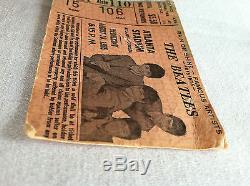 The Beatles Concert Ticket Stub and Program 1965 Atlanta Stadium