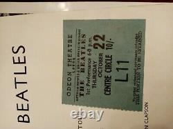 The Beatles Leeds Odeon Original 1964 Concert Programme with Ticket Stub